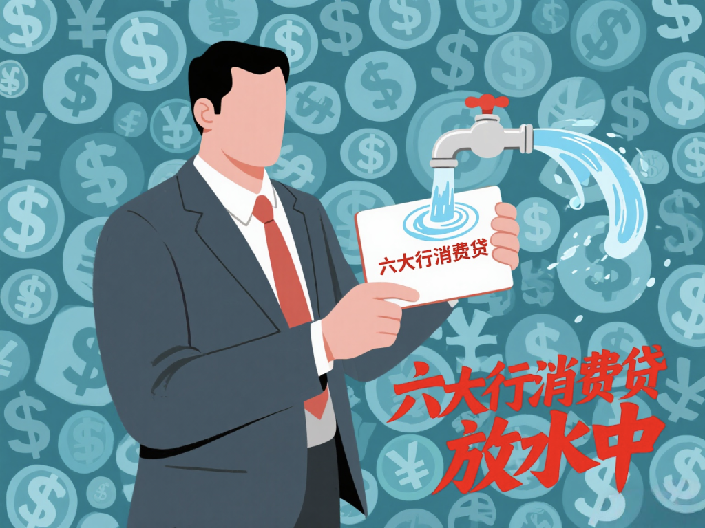 图片[1]⠂六大行消费贷放水中，期限长额度高，查询负债轻看